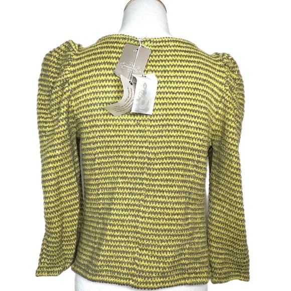 Anthropologie Moth Stardust Cardigan blazer stripe - Picture 5 of 7